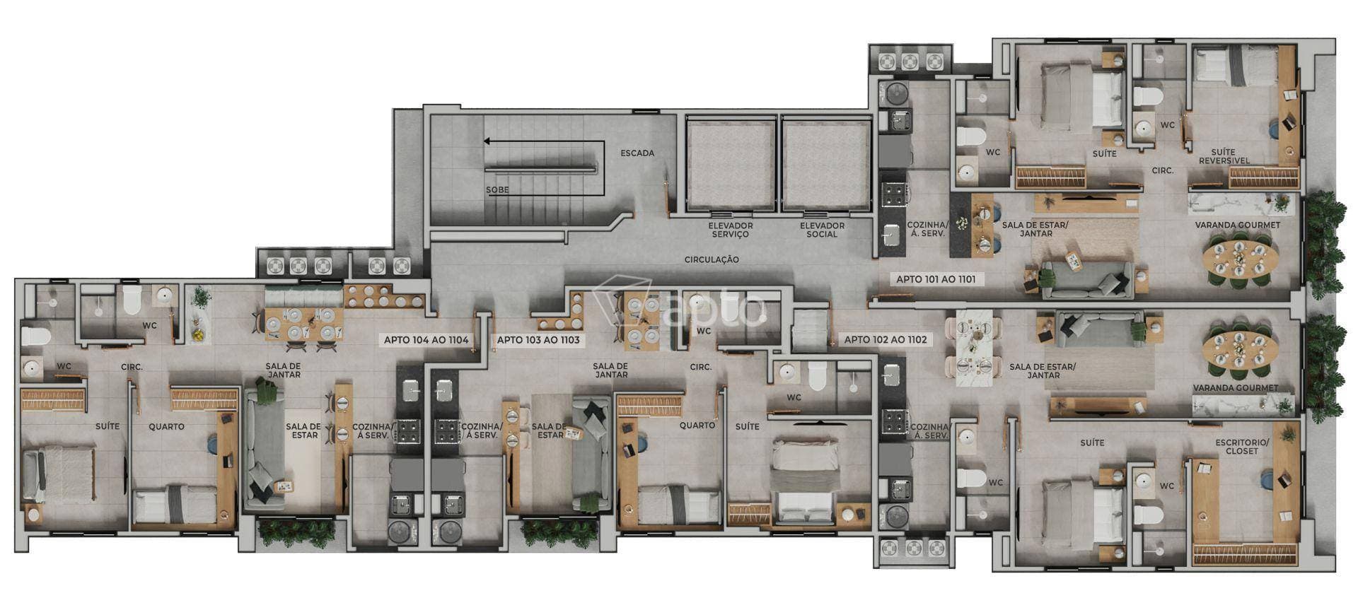 Planta Park Raquel 208